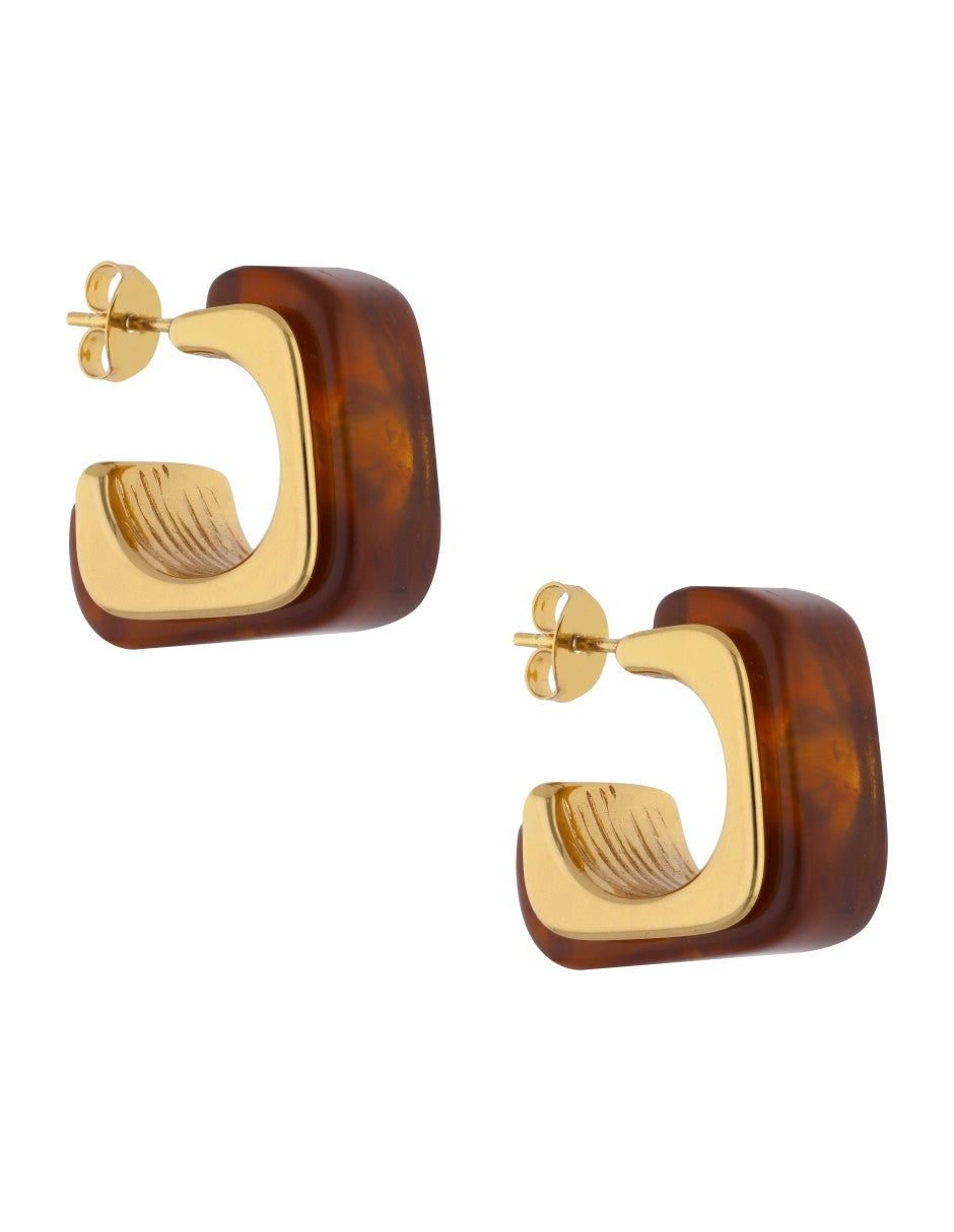 Arete Cubo Resina Café