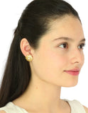 Aretes Flor Perla