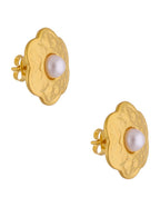 Aretes Flor Perla