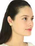 Aretes Flor Perla