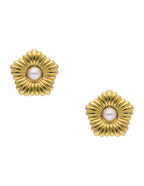 Aretes Flor Perla