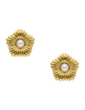 Aretes Flor Perla
