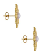 Aretes Flor Perla