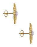 Aretes Flor Perla