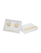 Aretes Ovalo con Perla