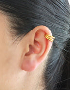 Ear Cuff Delgado Dorado