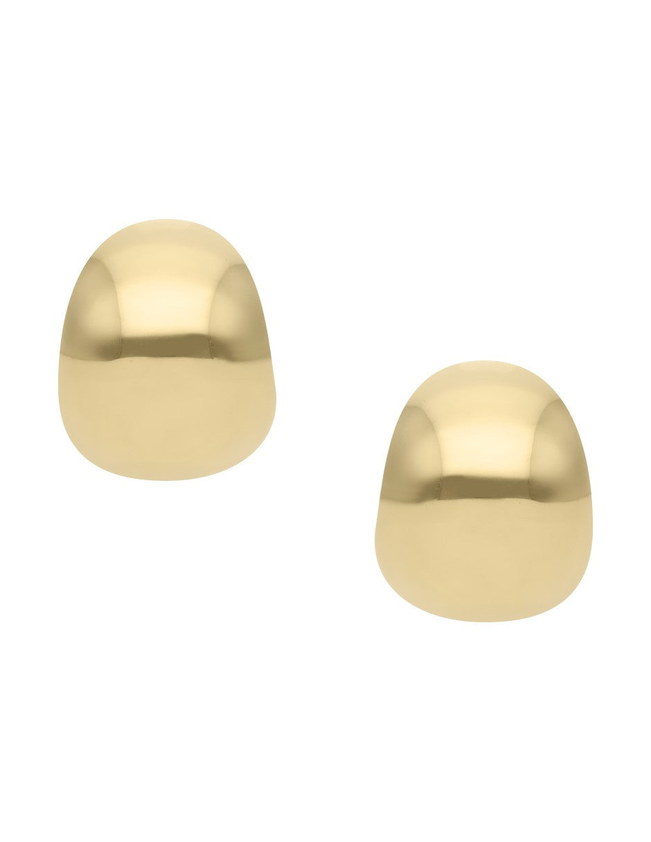 Arete Chunkie Medio Circulo Dorado