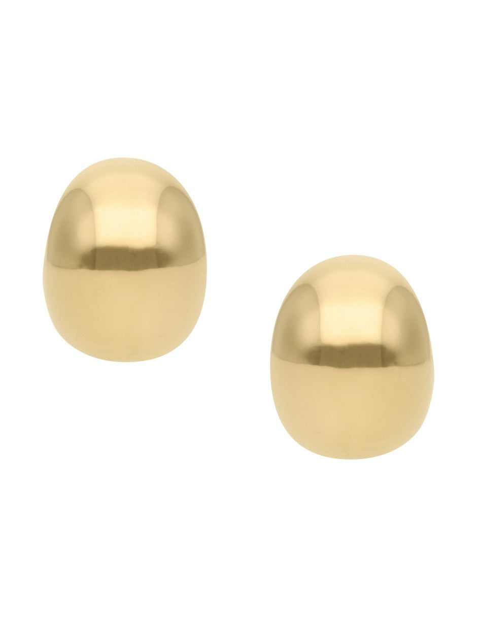 Arete Chunkie Medio Circulo redondo Dorado