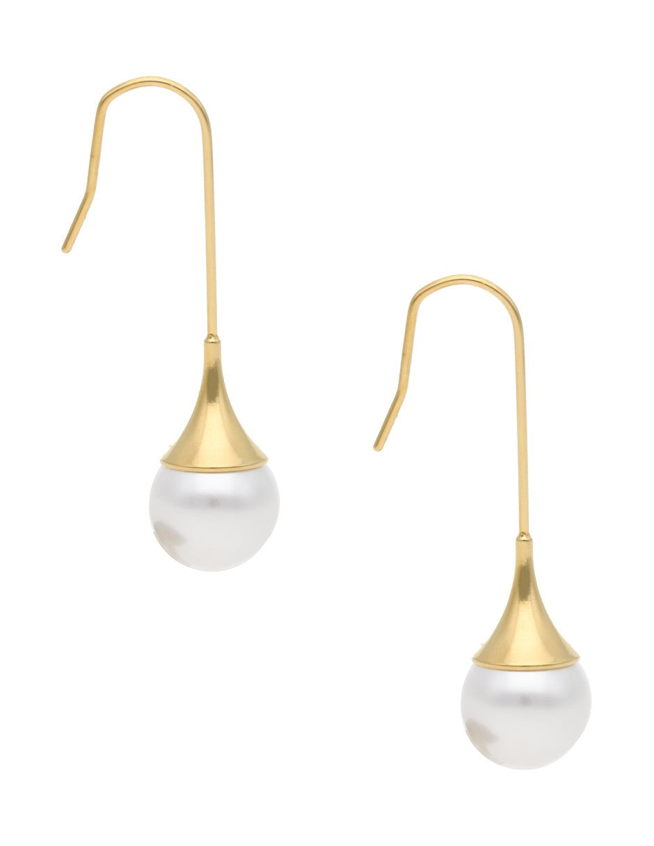 Arete Gota Perla Sint. Blanca