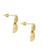 Arete Chapa Ovalos Cristales