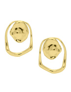 Arete Chapa Circulo Con Circulo Interior