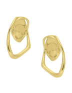 Arete Chapa Circulo Con Circulo Interior