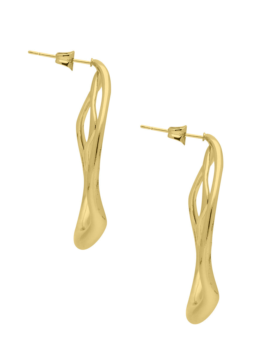 Arete Chapa Circulo Con Circulo Interior