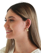 Arete Chapa Redondo Cristales