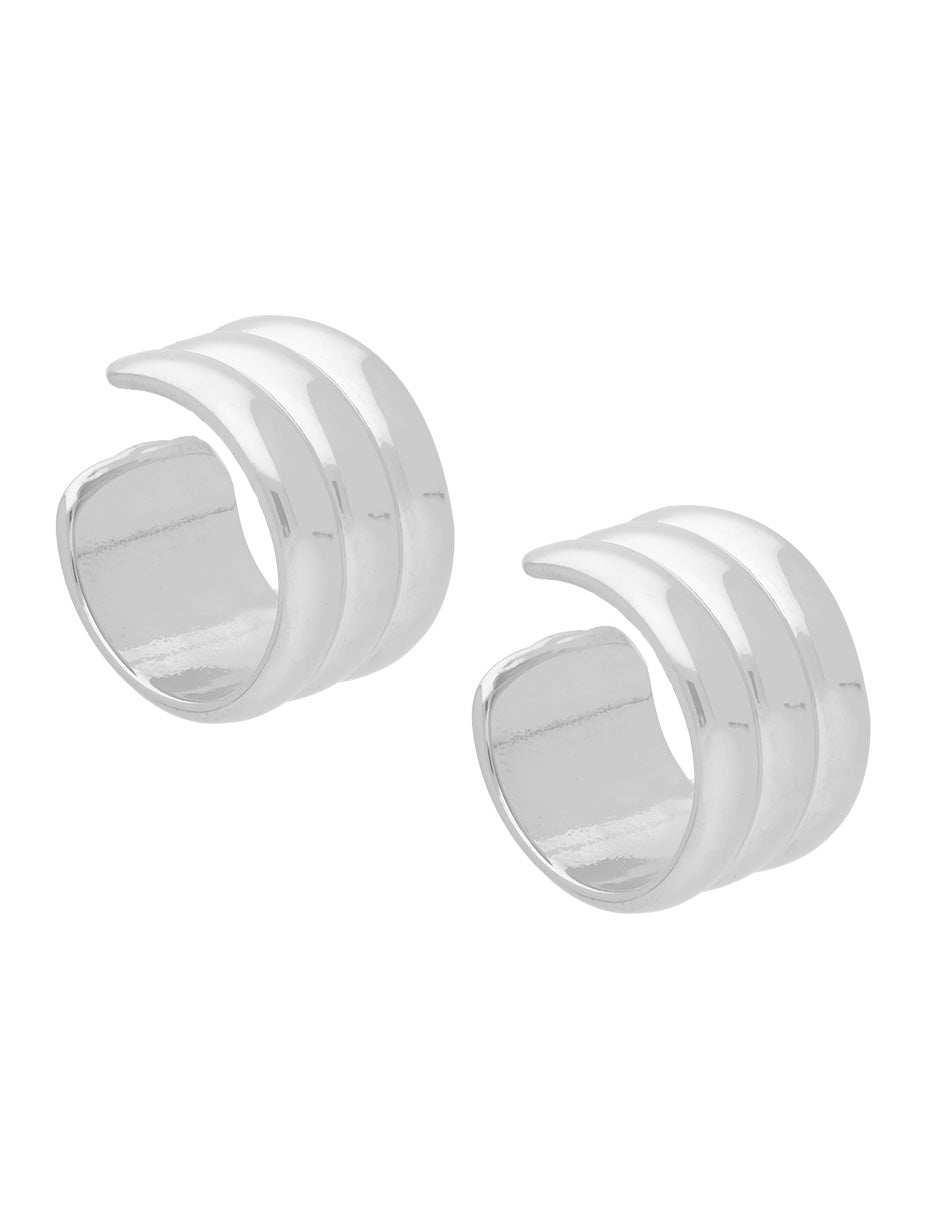 Arete Simulador Plateado