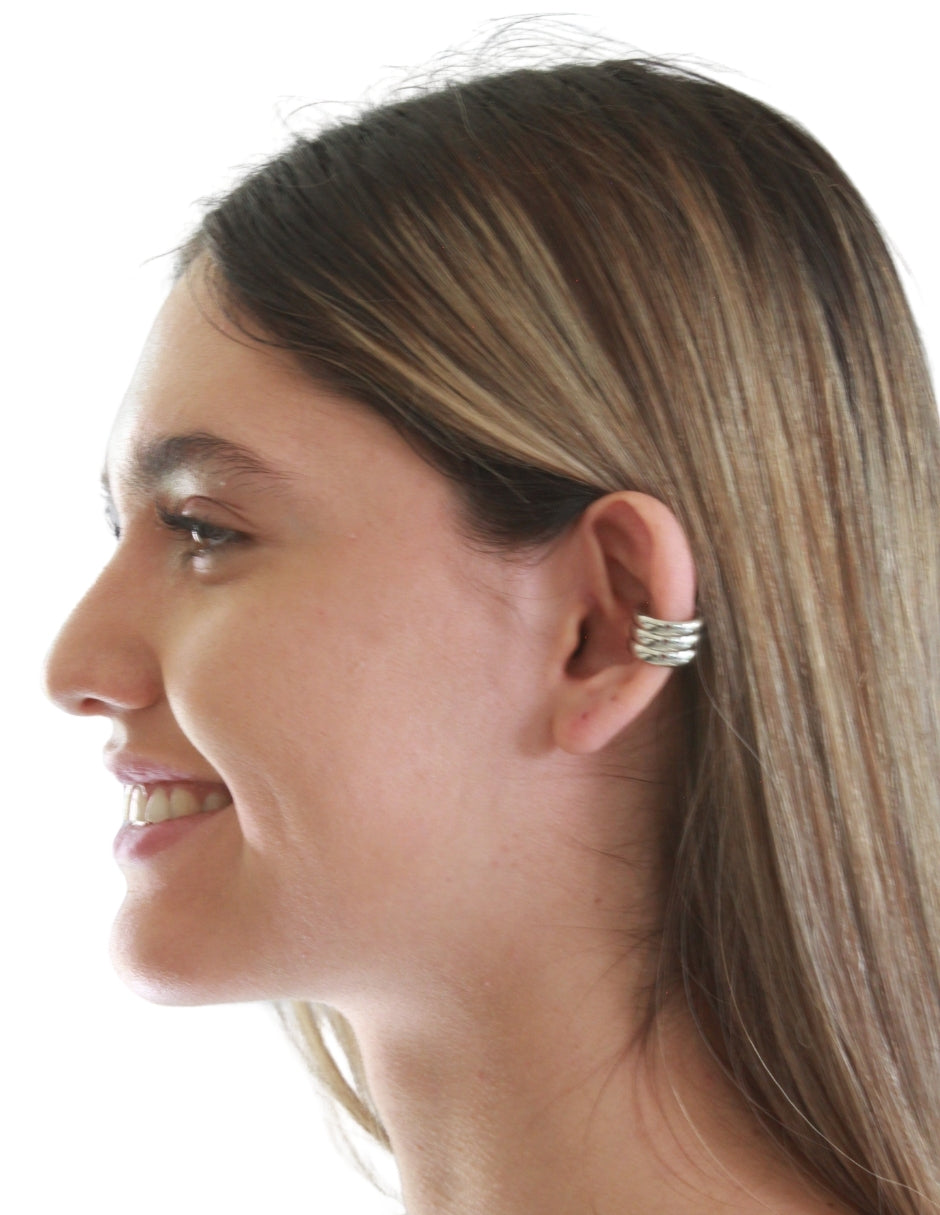 Arete Simulador Plateado