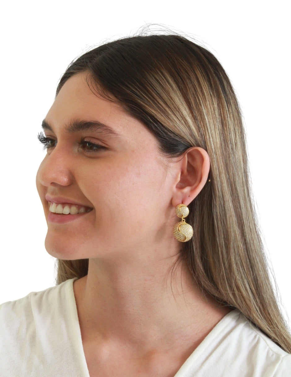 Arete Colgante Cristales