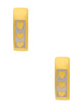 Huggies Acero Inoxidable Corazones Bitono