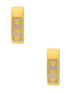 Huggies Acero Inoxidable Corazones Bitono