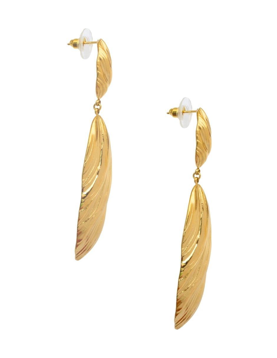 Aretes Gotas Irregulares Largos