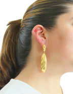 Aretes Gotas Irregulares Largos