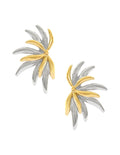Aretes Flor Bicolor