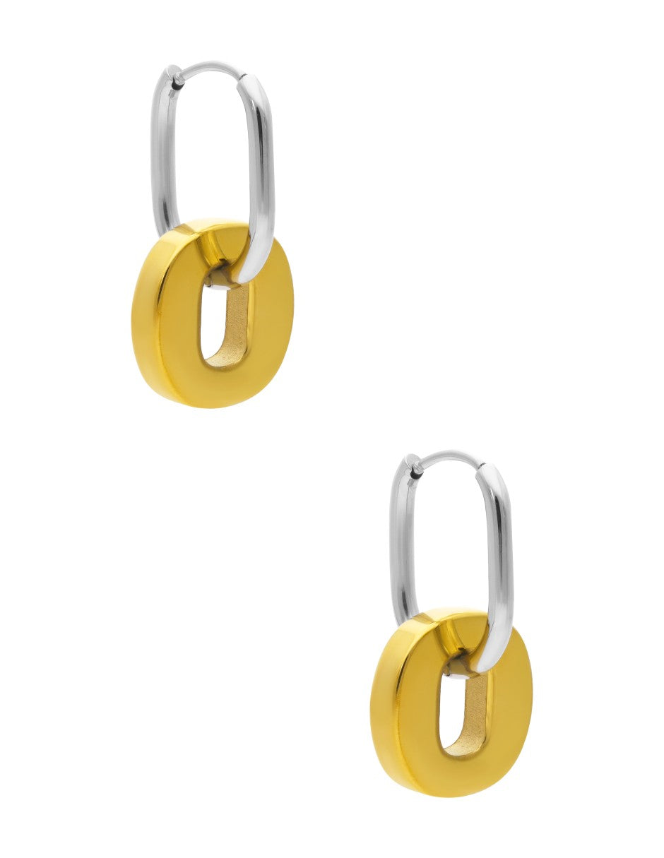 Huggie Bicolor Ovalados