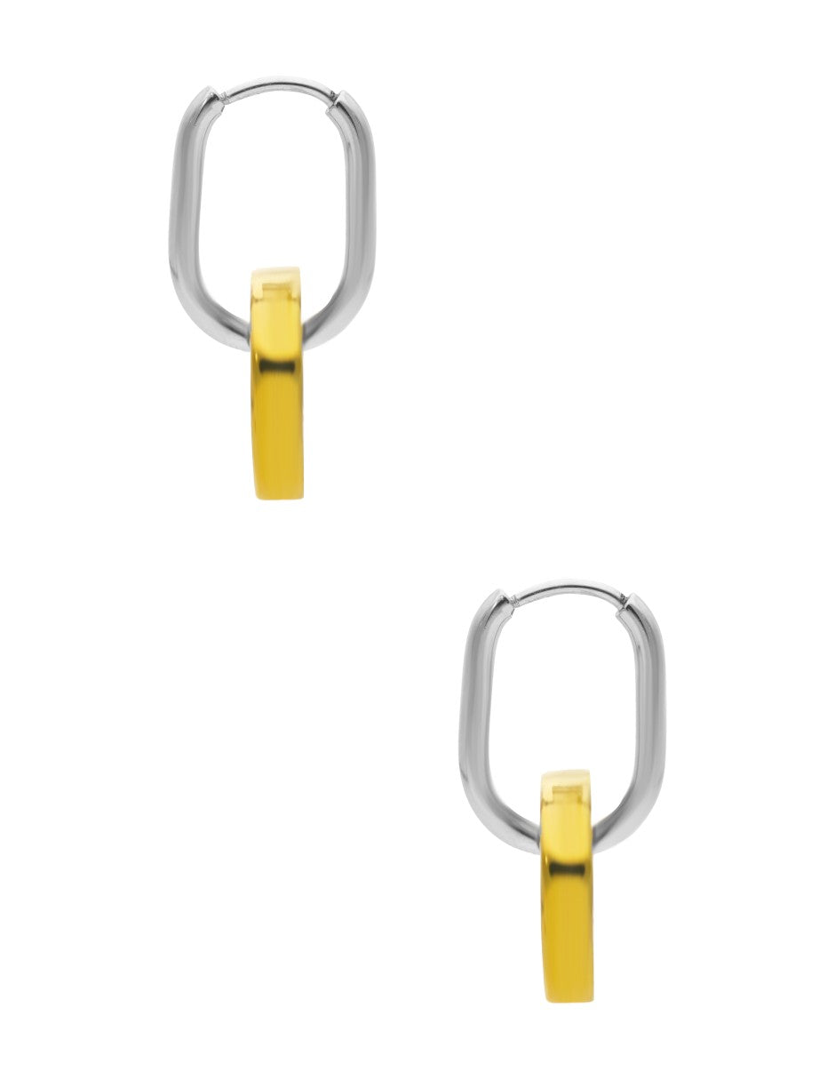 Huggie Bicolor Ovalados