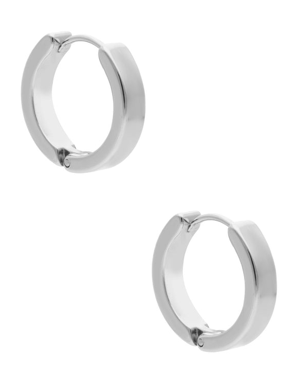 Huggie Redonda Lisa Plateado