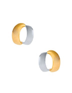 Arete Grande 2 Barras Bicolor