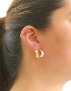 Arete Grande 2 Barras Bicolor