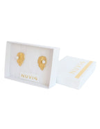 Arete Hojita con Perlita