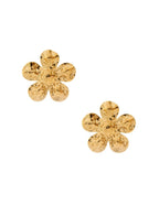 Arete Flor Martillado