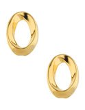 Aretes Oval Dorado