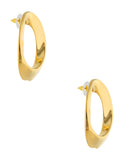Aretes Oval Dorado
