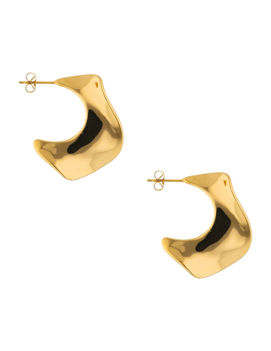 Aretes Tipo C Grande irregular