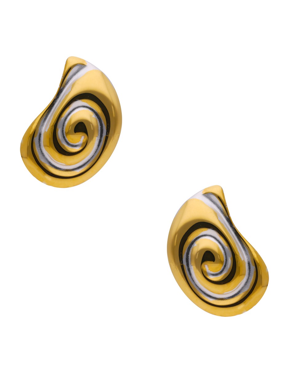 Aretes Oreja Bitono