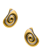 Aretes Oreja Bitono