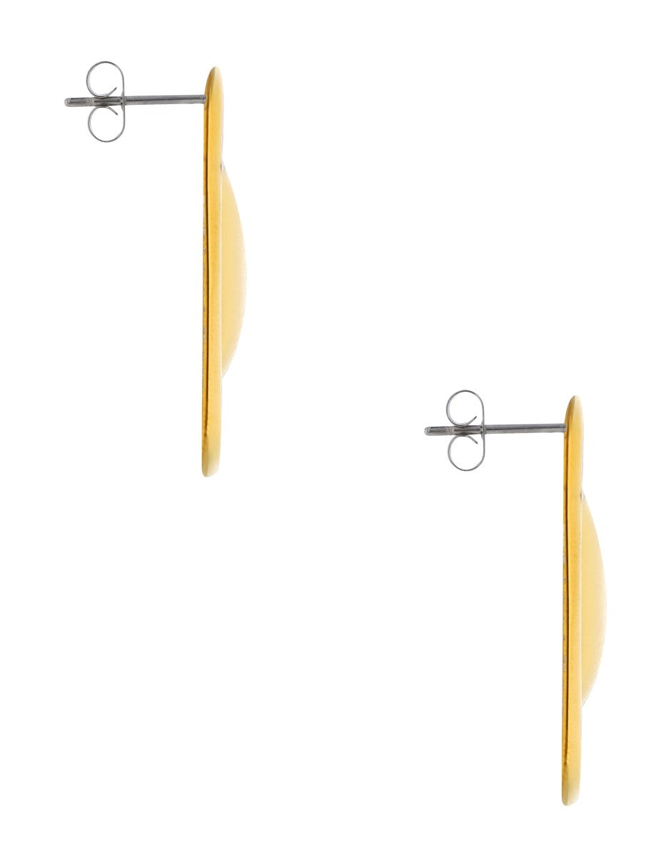 Aretes Cuadro Bitono