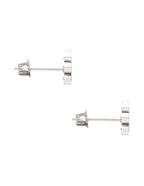 Arete NUVI Flor Plateado