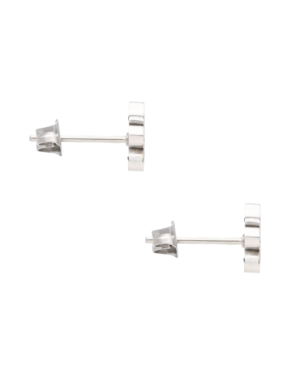 Arete NUVI Flor Plateado