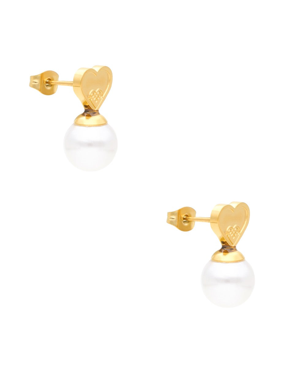 Arete NUVI Corazon con Perla