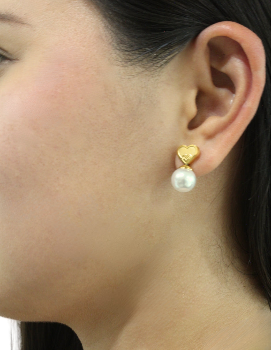 Arete NUVI Corazon con Perla