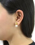 Arete NUVI Flor con Perla