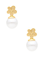 Arete NUVI Flor con Perla