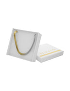 Collar Cadena Plana 4mm | 40 cm Bitono