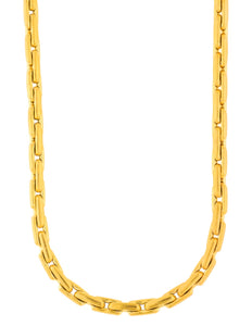 Cadena Eslabon Oval Estrelazado 42 cm