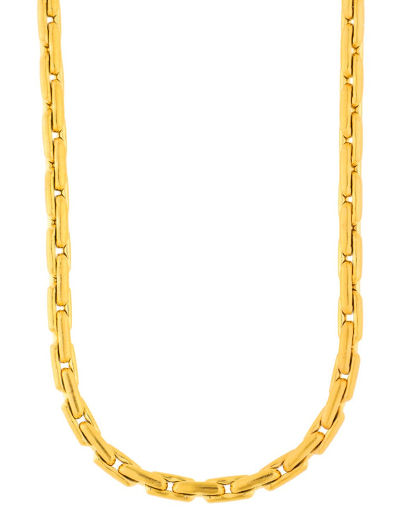 Cadena Eslabon Oval Estrelazado 42 cm