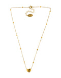 Collar Cadena Bolitas Corazon Inflado