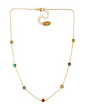 Collar Cadena Cristales de colores